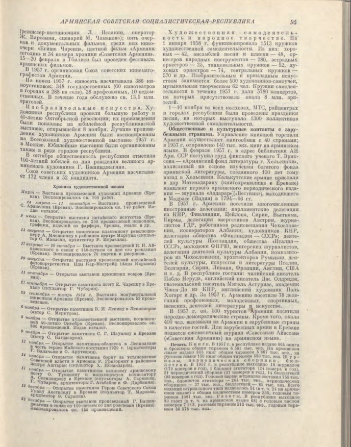 Ежегодник Большой советской энциклопедии 1958, с. 95: Армянская ССР — изобразительное искусство в 1957 г. — Рудольф Хачатрян