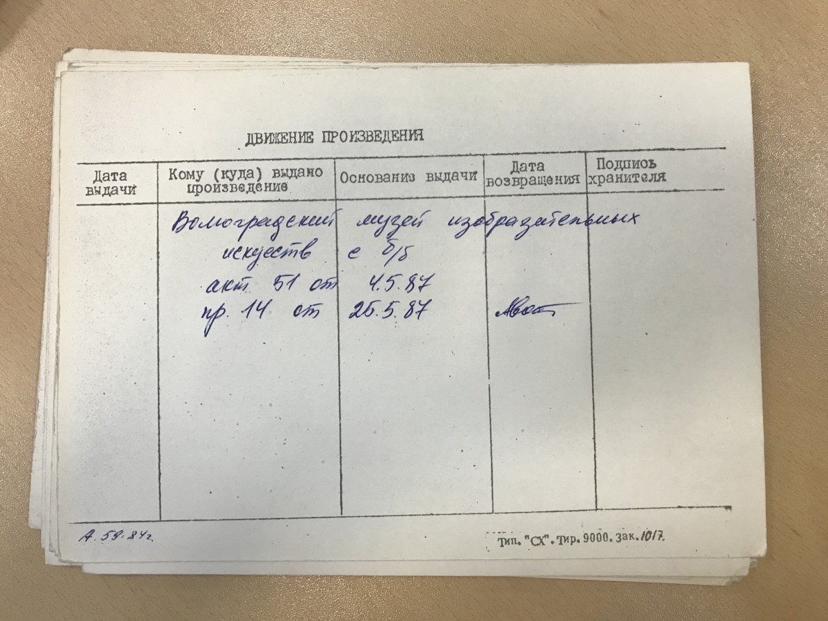 стр. 38 · RKh-Doc-0032 · Учётная карточка ВХПО / паспорт работы «Женщина в старинной одежде»