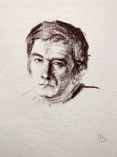 Рисунок. Портрет А. Джигарханяна